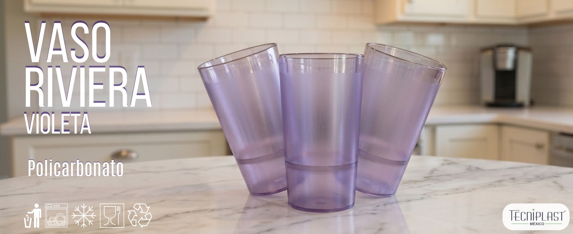 Vaso Riviera Violeta 1122