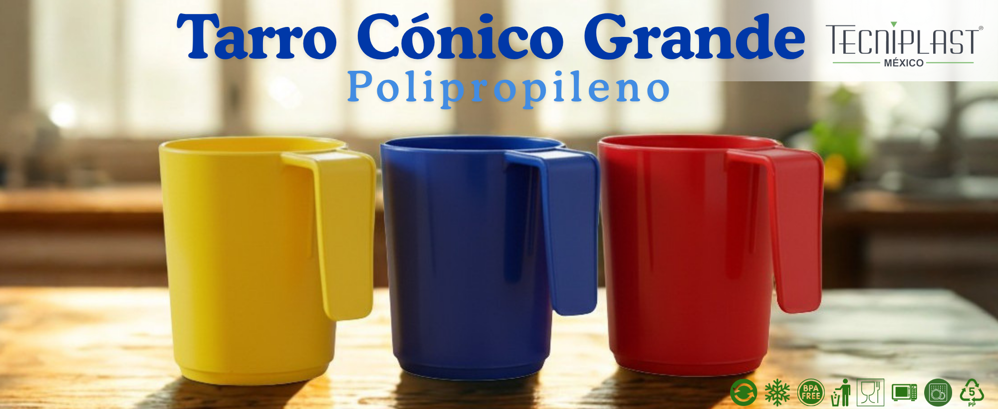 Tarro Cónico Grande PP – 1181