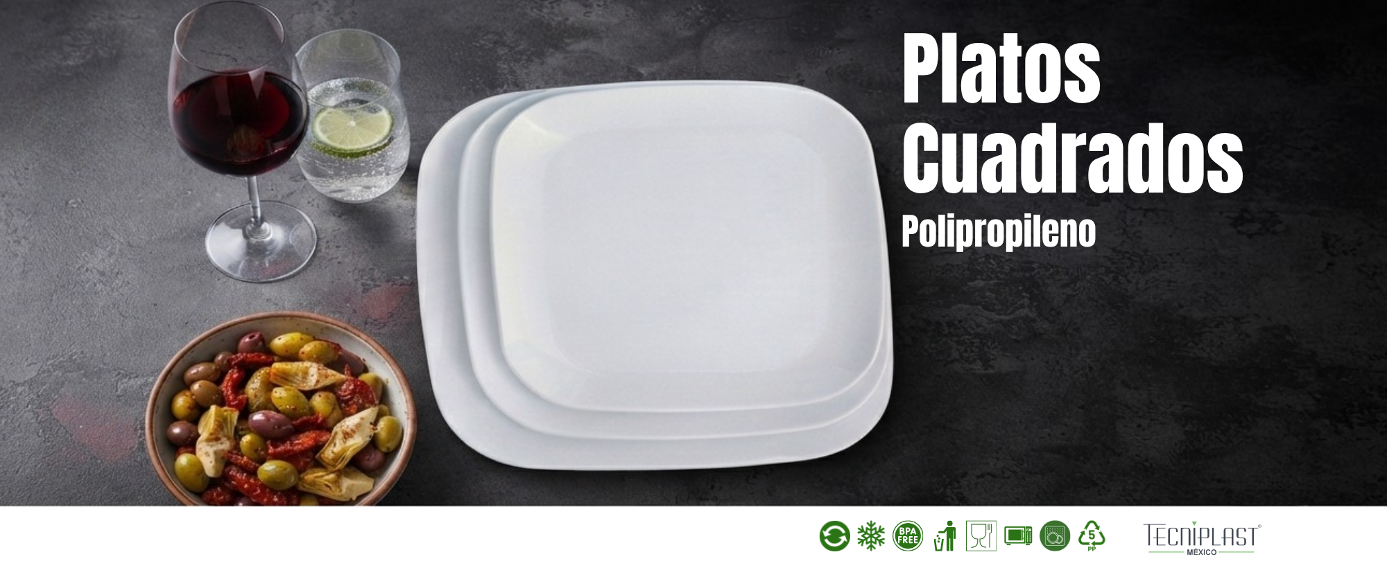 Plato Cuadrado PP – 1230 1231 1232