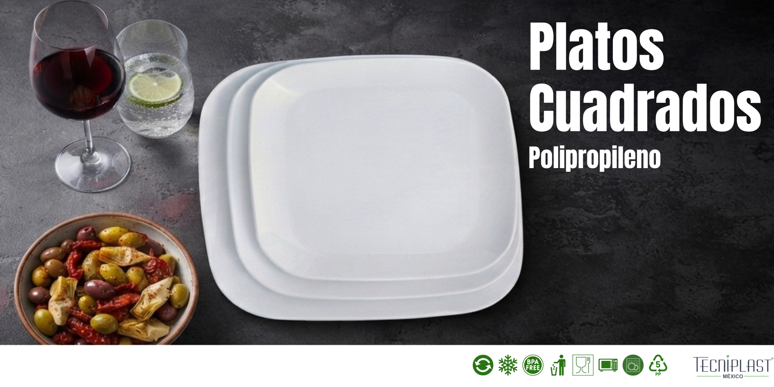 Plato Cuadrado PP – 1230 1231 1232