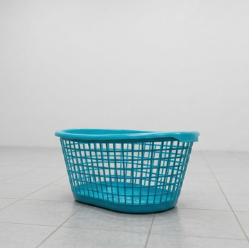 Canasta Ovalada para Ropa de Polietileno Plástico PP 1567 foto 3
