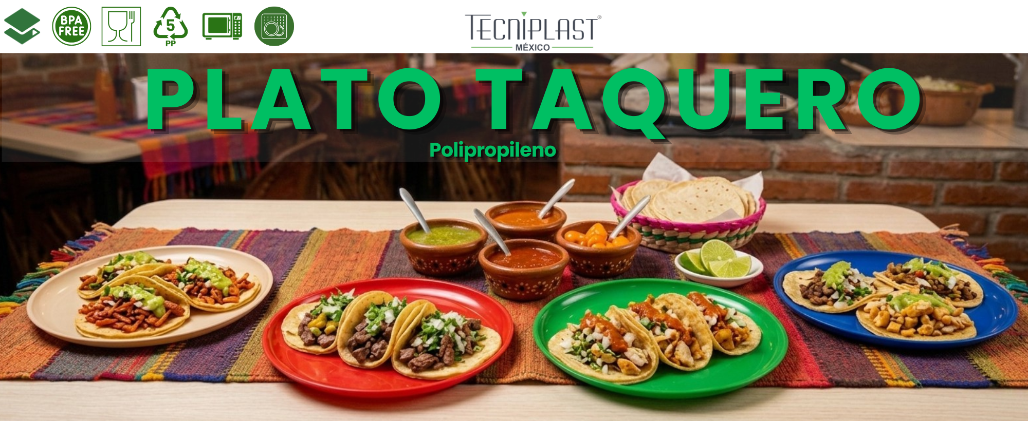 Plato Taquero PP – 1250