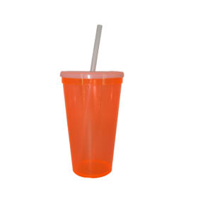 Vaso Maxi Jumbo con Tapa Policarbonato Popote 1197