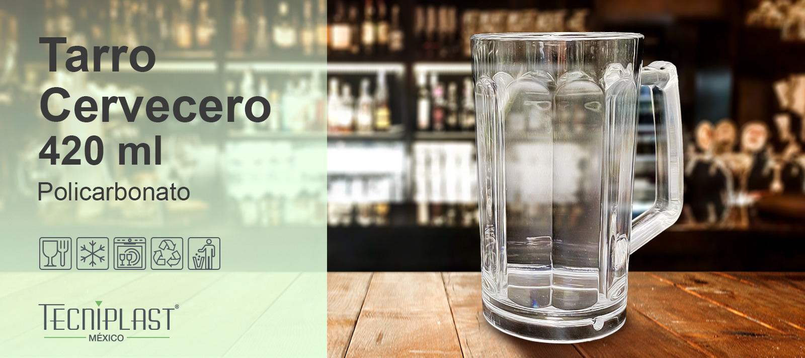 TARRO CERVECERO 420 ML PC